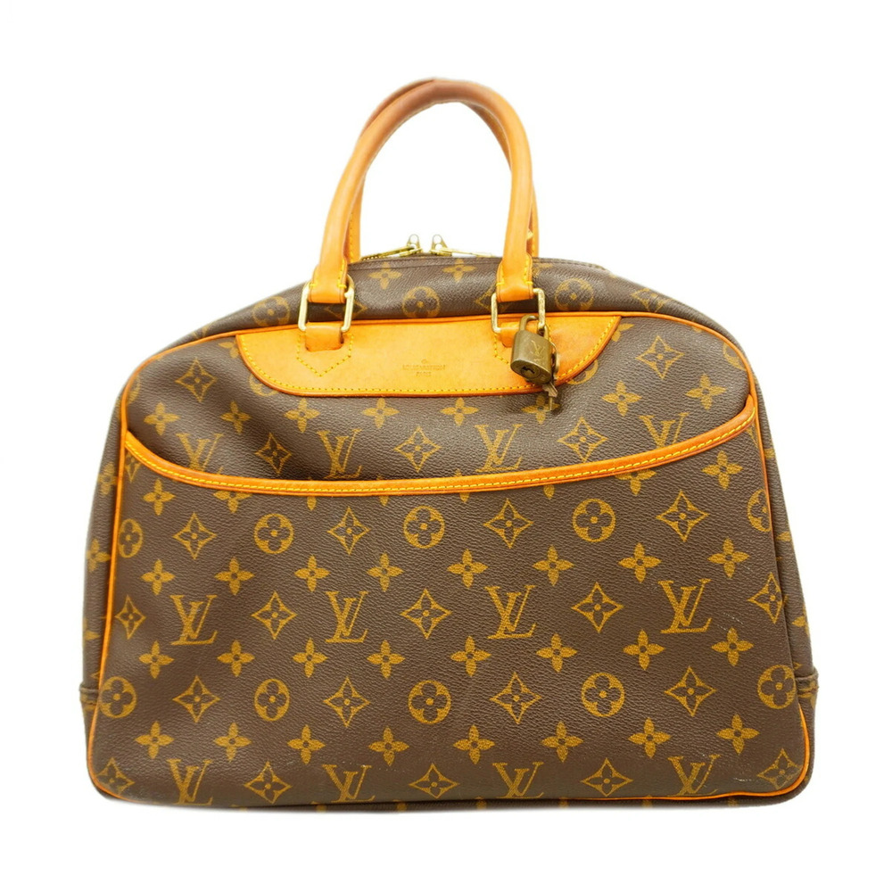LOUIS VUITTON Authentic Brown Monogram Deauville Bag